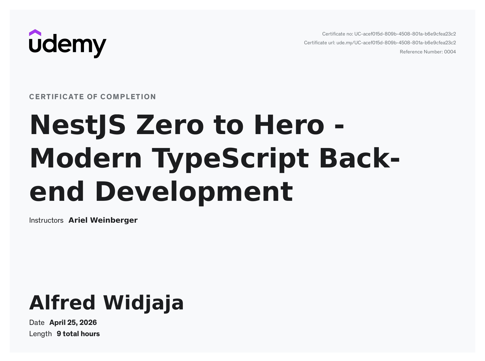 NestJS, Modern TypeScript Backend Course-img